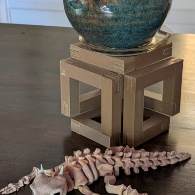 Infinity Cube Plant Stand / Mô hình khớp nối