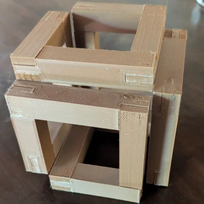 Infinity Cube Plant Stand / Mô hình khớp nối