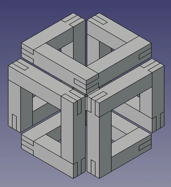 Infinity Cube Plant Stand / Mô hình khớp nối - Image 3
