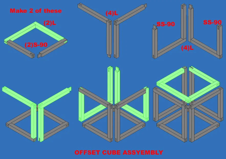 Infinity Cube Plant Stand / Mô hình khớp nối - Image 4