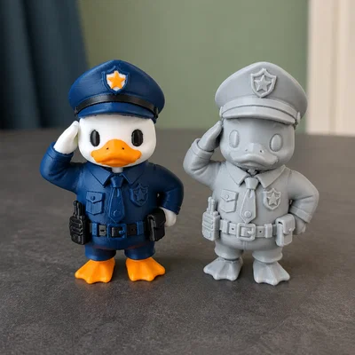 Mô hình chú vịt cảnh sát Officer Quackers