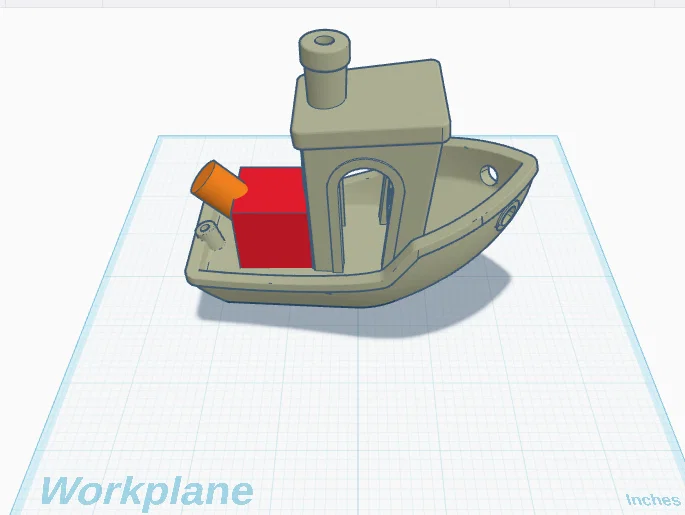 Mô hình thuyền 3D Benchy gắn đại bác (Benchy with cannon) độc đáo - Image 1