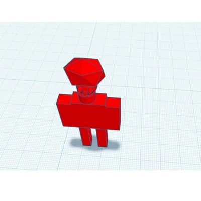 Mô hình nhân vật Panáček trang trí kệ sách in 3D độc đáo