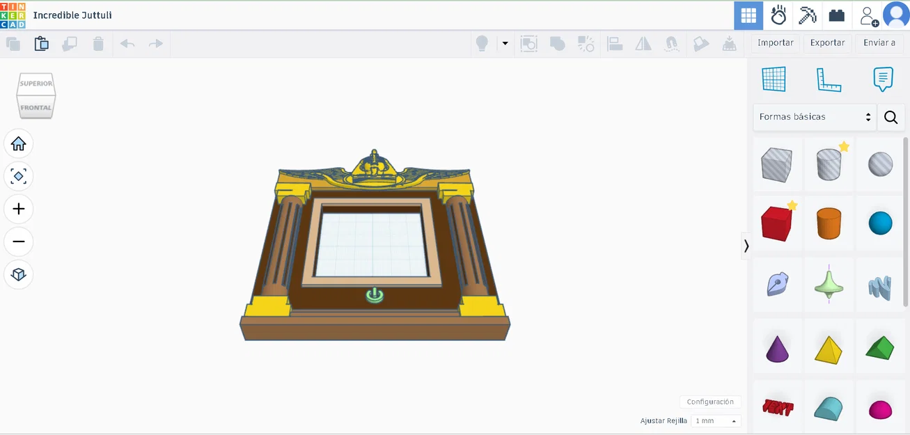 Mô hình trang trí Cổng Osiris (Portal de Osiris) - In 3D cực dễ - Image 1