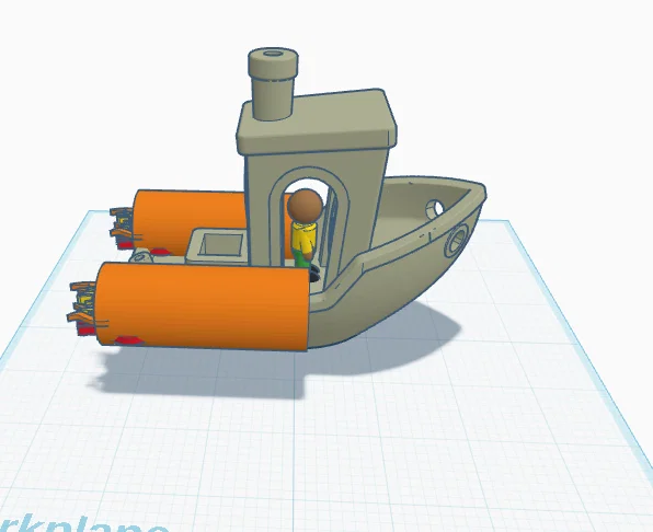 Mô hình Rocket Benchy - Sáng tạo độc đáo cho tín đồ in 3D - Image 1