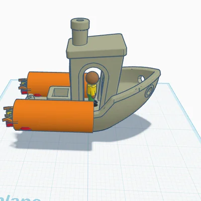 Mô hình Rocket Benchy - Sáng tạo độc đáo cho tín đồ in 3D