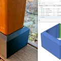 Ốp chân trụ 4x4 với đường nối ẩn - Thumbnail 1