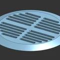 Nắp Che Lỗ Thoát Nước Sàn 7 inch (Dạng Âm / Lắp Đặt Với Silicone) - Thumbnail 1