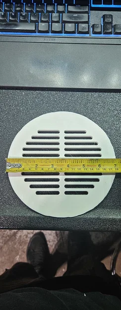 Nắp Che Lỗ Thoát Nước Sàn 7 inch (Dạng Âm / Lắp Đặt Với Silicone) - Image 2