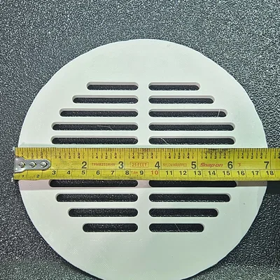 Nắp Che Lỗ Thoát Nước Sàn 7 inch (Dạng Âm / Lắp Đặt Với Silicone)