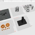Cơ chế cánh quạt bước biến đổi cải tiến kèm đế trưng bày - Thumbnail 6
