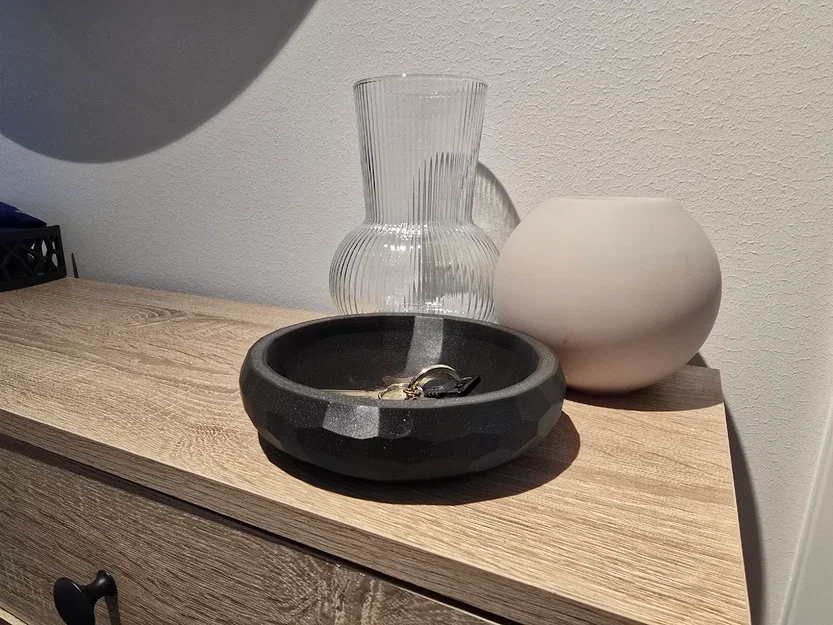 Khay đựng đồ đa năng thiết kế hình học tối giản (smaller storage bowl) - Image 2