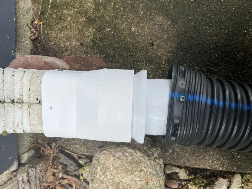 Bộ chuyển đổi tùy chỉnh từ máng xối sang ống thoát nước HDPE - Image 2