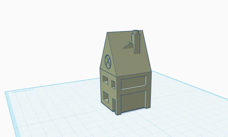 Mô hình ngôi nhà nhỏ dùng để kiểm tra máy in 3D - Image 2