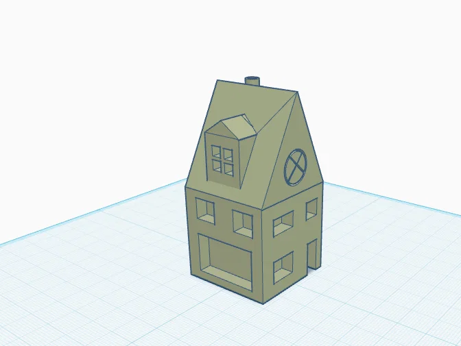 Mô hình ngôi nhà nhỏ dùng để kiểm tra máy in 3D - Image 3
