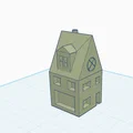 Mô hình ngôi nhà nhỏ dùng để kiểm tra máy in 3D - Thumbnail 3