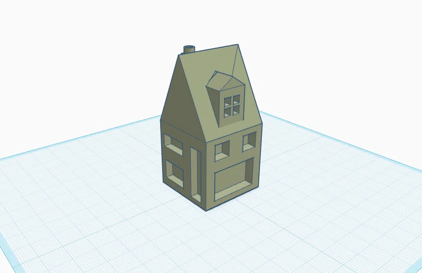 Mô hình ngôi nhà nhỏ dùng để kiểm tra máy in 3D - Image 4
