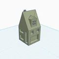 Mô hình ngôi nhà nhỏ dùng để kiểm tra máy in 3D - Thumbnail 4