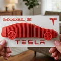 Mô hình điêu khắc xếp lớp Tesla Model S - Thumbnail 1