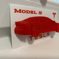 Mô hình điêu khắc xếp lớp Tesla Model S - Thumbnail 4