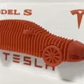 Mô hình điêu khắc xếp lớp Tesla Model S - Thumbnail 6