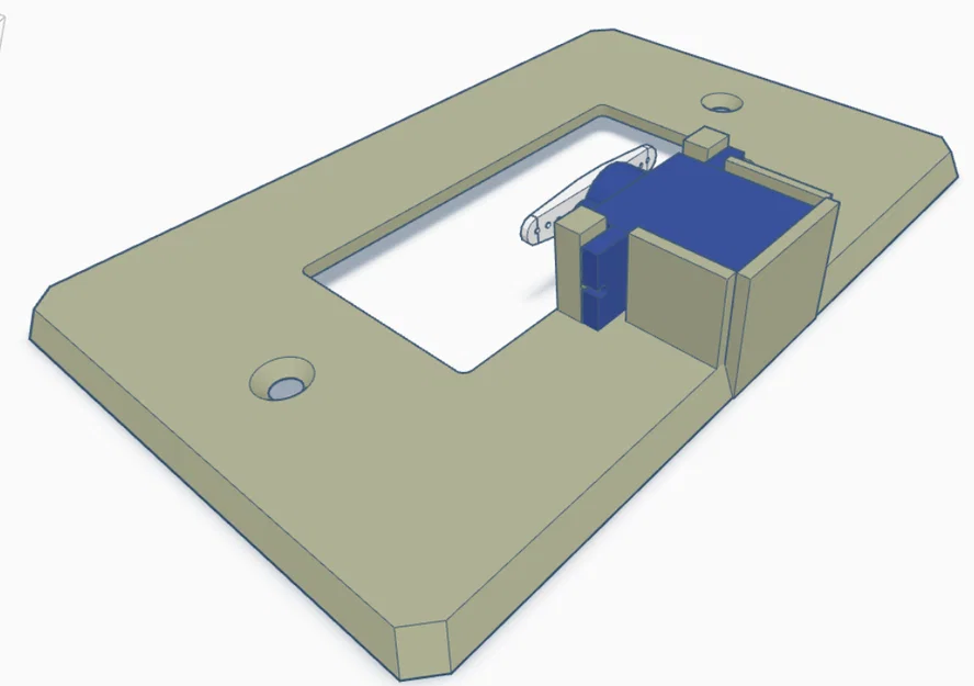Đế gắn Servo điều khiển công tắc đèn thông minh (Servo Mount) - Image 2