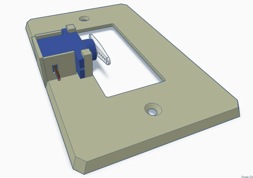 Đế gắn Servo điều khiển công tắc đèn thông minh (Servo Mount) - Image 3