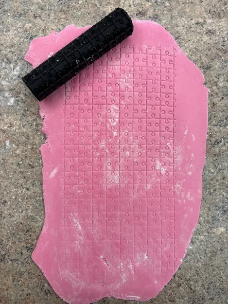 Con lăn tạo họa tiết mảnh ghép (Puzzle pattern roller) - Image 4