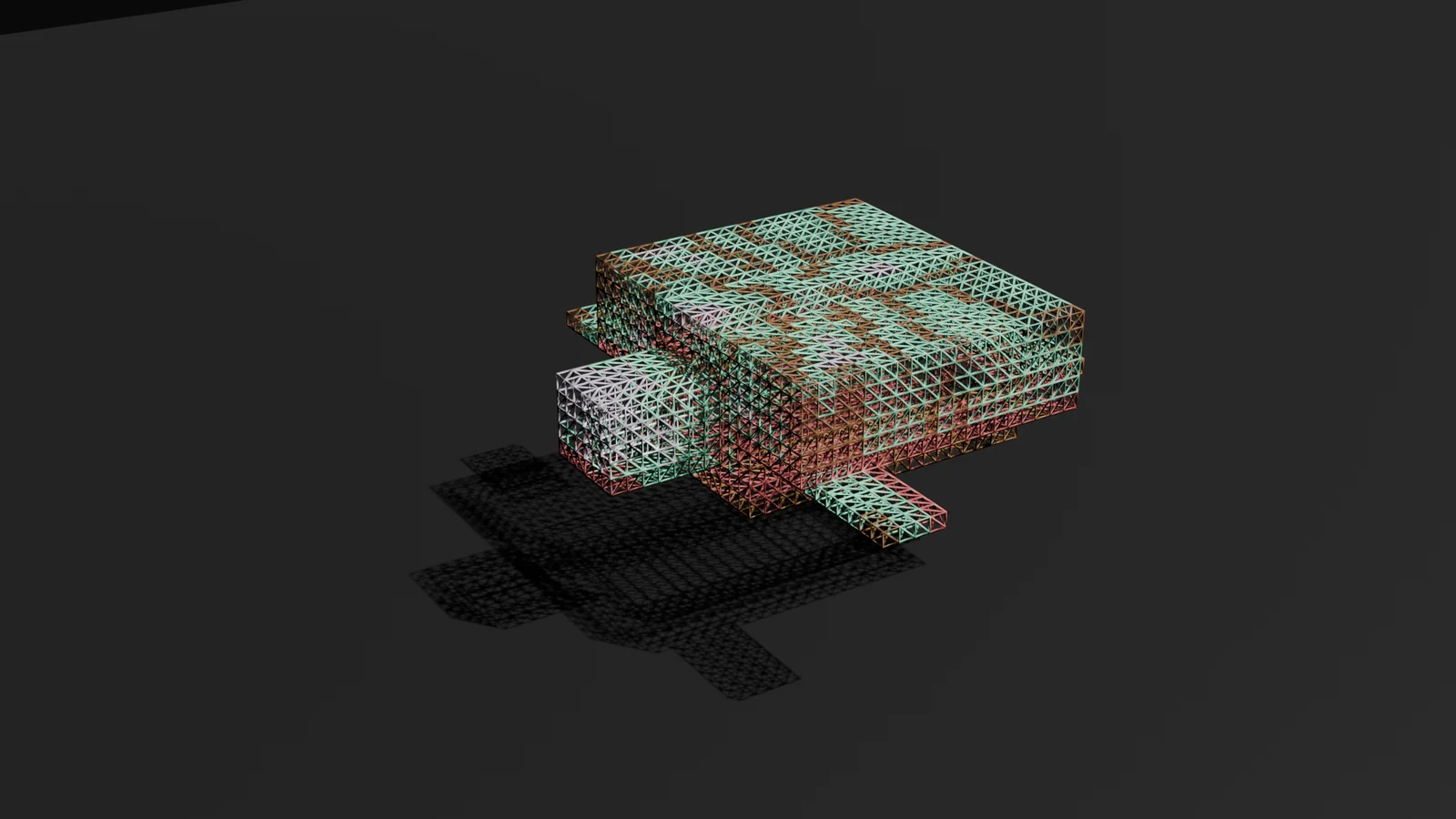 Mô hình Rùa Minecraft dạng Voxel - Tệp 3D in ấn chất lượng… 1