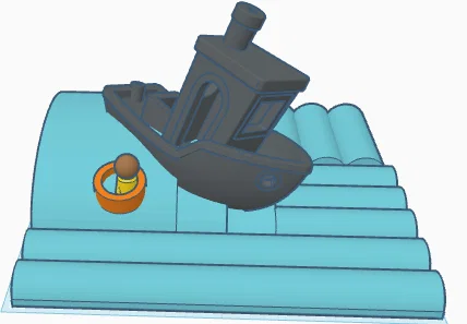 Mô hình 3D Sinking Benchy sáng tạo: Tàu Benchy chìm cực chất - Image 1