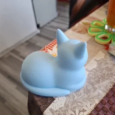 Mô hình chú mèo trang trí 3D đáng yêu và tinh tế