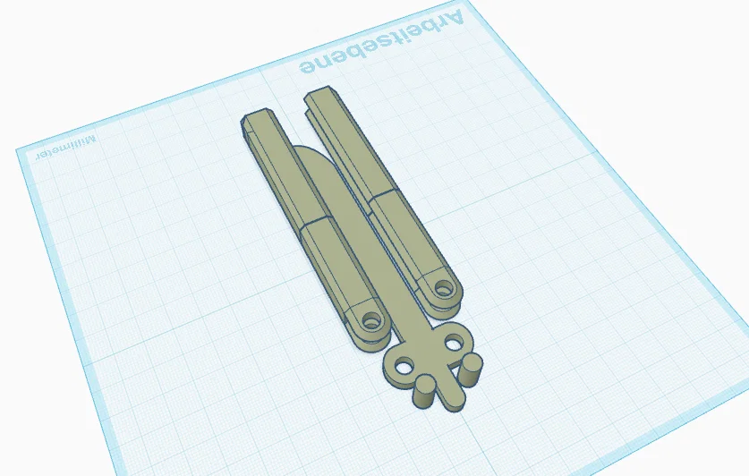 Mô hình dao bướm (Butterfly Knife) in 3D tự lắp ráp cực chất - Image 1