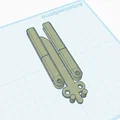 Mô hình dao bướm (Butterfly Knife) in 3D tự lắp ráp cực chất - Thumbnail 1