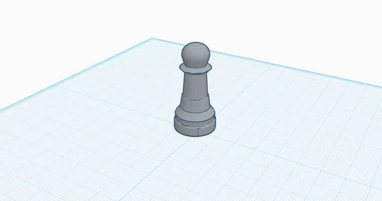 Mô hình quân Tốt (Pawn) cờ vua đơn giản, dễ in 3D tại nhà - Image 1