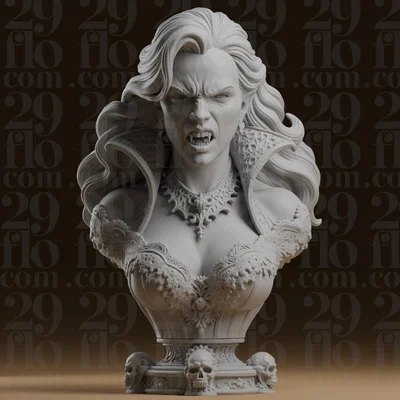 Tượng Nữ Ma Cà Rồng #324 - Phong Cách Gothic Kinh Dị