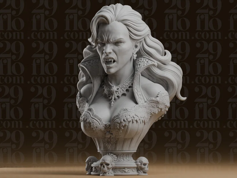 Tượng Nữ Ma Cà Rồng #324 - Phong Cách Gothic Kinh Dị - Image 4