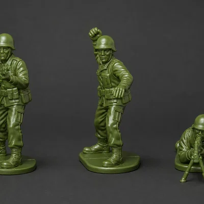 Bộ mô hình lính nhựa màu xanh (Little Green Military Men)