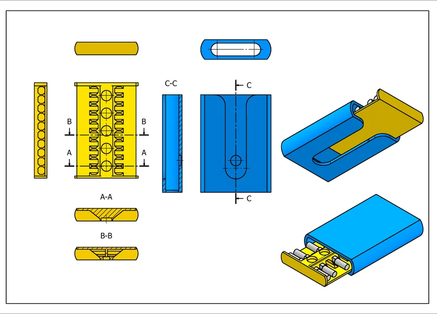 Hộp trượt đựng đầu vít lục giác 1/4" - Image 3