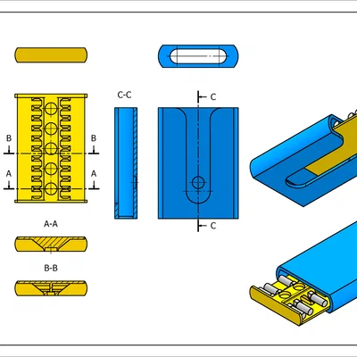 Hộp trượt đựng đầu vít lục giác 1/4"