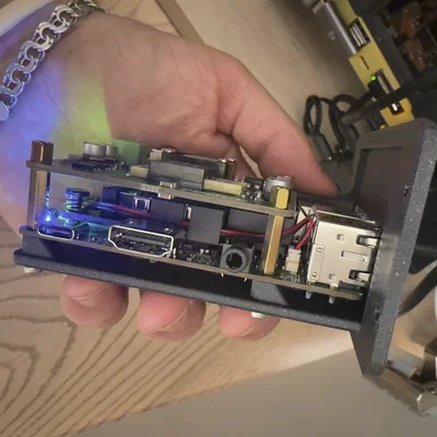 Lab Stack Module: Khung đỡ Radxa Rock 5A tích hợp PoE chuyên nghiệp