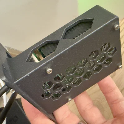 Lab Stack Module: Khung đỡ Radxa Rock 5A tích hợp PoE chuyên nghiệp