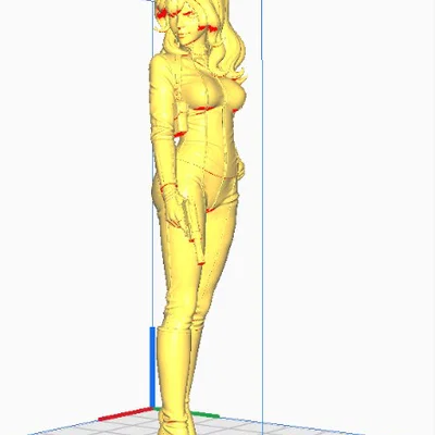 Mô hình nhân vật nữ cá tính 3D - File STL chất lượng cao