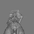 Mô hình 3D Fantasy Mage Bust STL | Pháp sư ngón tay thối | Tượng Resin chi tiết cao - Thumbnail 4