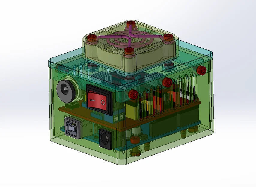 Vỏ hộp cho Arduino_UNO + CNC_Shield_V3 - Image 1