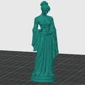 Divine Goddess of the Crown – Tượng Sưu Tầm Giả Tưởng - Thumbnail 2