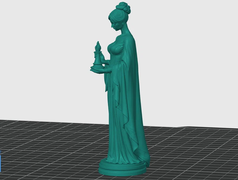 Divine Goddess of the Crown – Tượng Sưu Tầm Giả Tưởng - Image 4