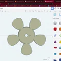 Phụ kiện lưỡi quay Coveveiw Blade cho Battletop (Thiết kế in 3D) - Thumbnail 2