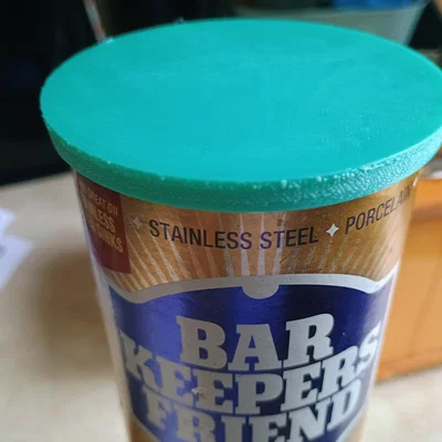 Nắp đậy in 3D cho hộp bột tẩy rửa Bar Keepers Friend 21oz