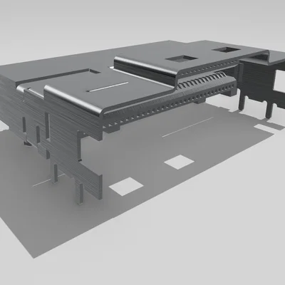 File CAD cho đầu nối SFF-8654 Slim góc vuông gắn PCB