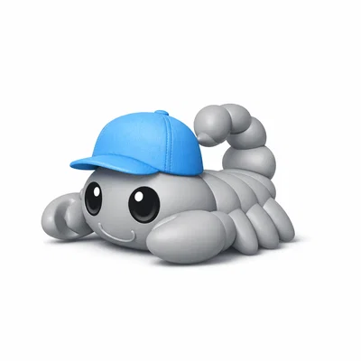 Mô hình 3D Bọ Cạp Kawaii